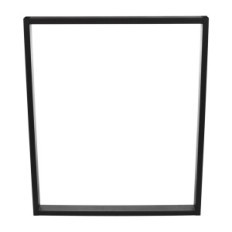 Simple-4x2 poten aan de tafel 50x72cm metalen zwarte X2-pc's.