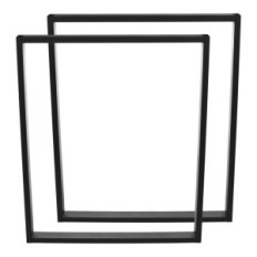 Απλά-4x2 πόδια στα 40x72cm πίνακα MEAL BLACK X2 PC.