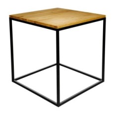 Paprasta-16m kava 55x55cm metalo juoda ąžuolas