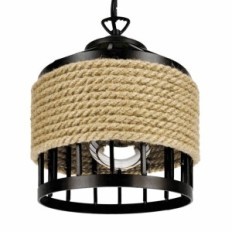 Coliseum 1 Hanging Lamp Black Small
