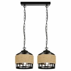 Colosseum 2 zwarte hangende lamp