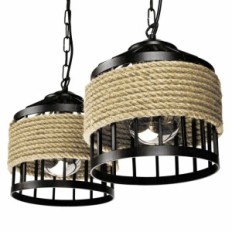 Colosseum 2 Black Hanging Lamp