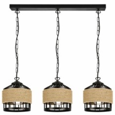 Colosseum 3 Pendant Lamp Black Strip