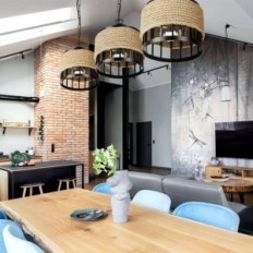 Colosseum 3 Pendant lamp Black strip