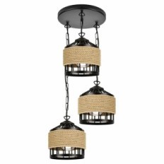 Colosseum 3 Black Hanging Lamp
