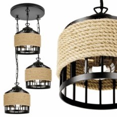 Colosseum 3 black hanging lamp