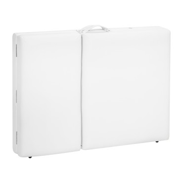 Tavolo da massaggio pieghevole in legno BALANCE 3 segmenti 190x70 bianco