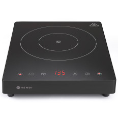 Portable induction cooker with touch panel 1 BLACK LINE Wednce. 22 cm 2000 in - Hendi 239391