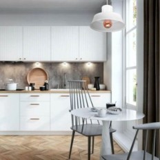 Polly 1 κρεμαστή λάμπα - βιομηχανική, μέταλλο, λευκό 1xe27