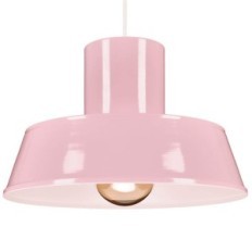 Polly 1 Hanging Lamp - Industrial, Metal, Pink 1xe27