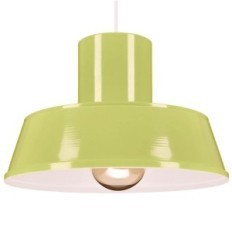 Polly 1 Hanging Lamp - Industrial, Metal, Green 1xe27