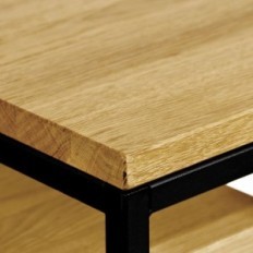 Jednostavno-16m + L kava tablica 2In1 metalni crni hrast set