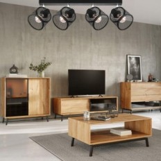 Basket 4 Ceiling and Wall Lamp - Industrial, Metal, 4xe27