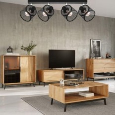 Basket 4 Ceiling and Wall Lamp - Industrial, Metal, 4xe27