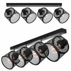 Basket 4 Ceiling and Wall Lamp - Industrial, Metal, 4xe27