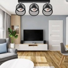 Basket 3 Ceiling-Wall Lamp - Industrial, Metal, 3xe27