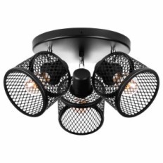 Basket 3 Ceiling lamp - Industrial, Metal, 3xe27