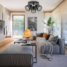 Basket 3 Ceiling lamp - Industrial, Metal, 3xe27