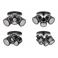 Kurv 3 loftslampe - industrielle, metal, 3xe27