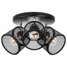 Basket 3 Ceiling lamp - Industrial, Metal, 3xe27