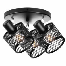 Kurv 3 loftslampe - industrielle, metal, 3xe27