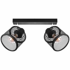 Grozs 2 Griestu un sienas lampa - rūpnieciskais, metāls, 2xe27