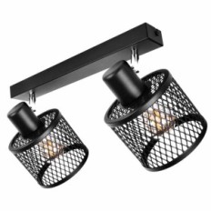 BASKET 2 Lampa sufitowo-ścienna - Industrialna, metalowa, 2xE27