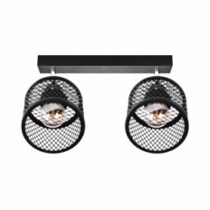 Basket 2 Ceiling and Wall Lamp - Industrial, Metal, 2xe27