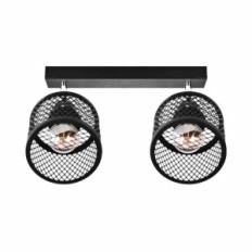 Basket 2 Ceiling and Wall Lamp - Industrial, Metal, 2xe27