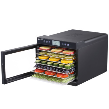 Lebensmittel Trockner Obst Früchte Pilze Fischkräuter 7 Gitter 500 in 230 v - Hendi 229064