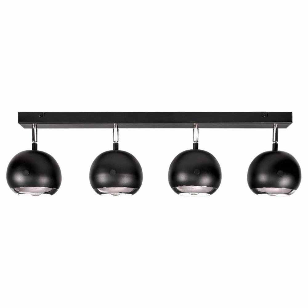 Olaf 4 punkt lampe svart