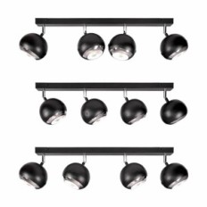 Olaf 4 punkt lampe svart