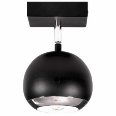 OLAF 1-Punkt-Lampe schwarz