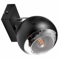 OLAF 1 sienas lampa melna