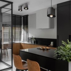 Hugo 2 black ceiling lamp