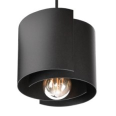 Hugo 1 black hanging lamp