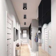 Hugo 1 sort loftslampe