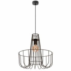 Mexicano 1 Hanging lamp - Loft, black, 1xe27