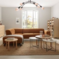 Bow 6 ceiling lamp, chandelier - loft, black, 6xe27