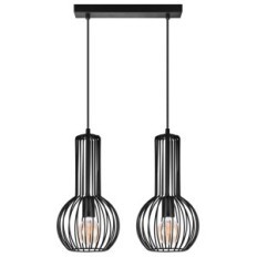 Bongo 2 Hanging Lamp - pööning, traat, 2xe27