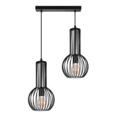 Bongo 2 Hanging Lamp - pööning, traat, 2xe27