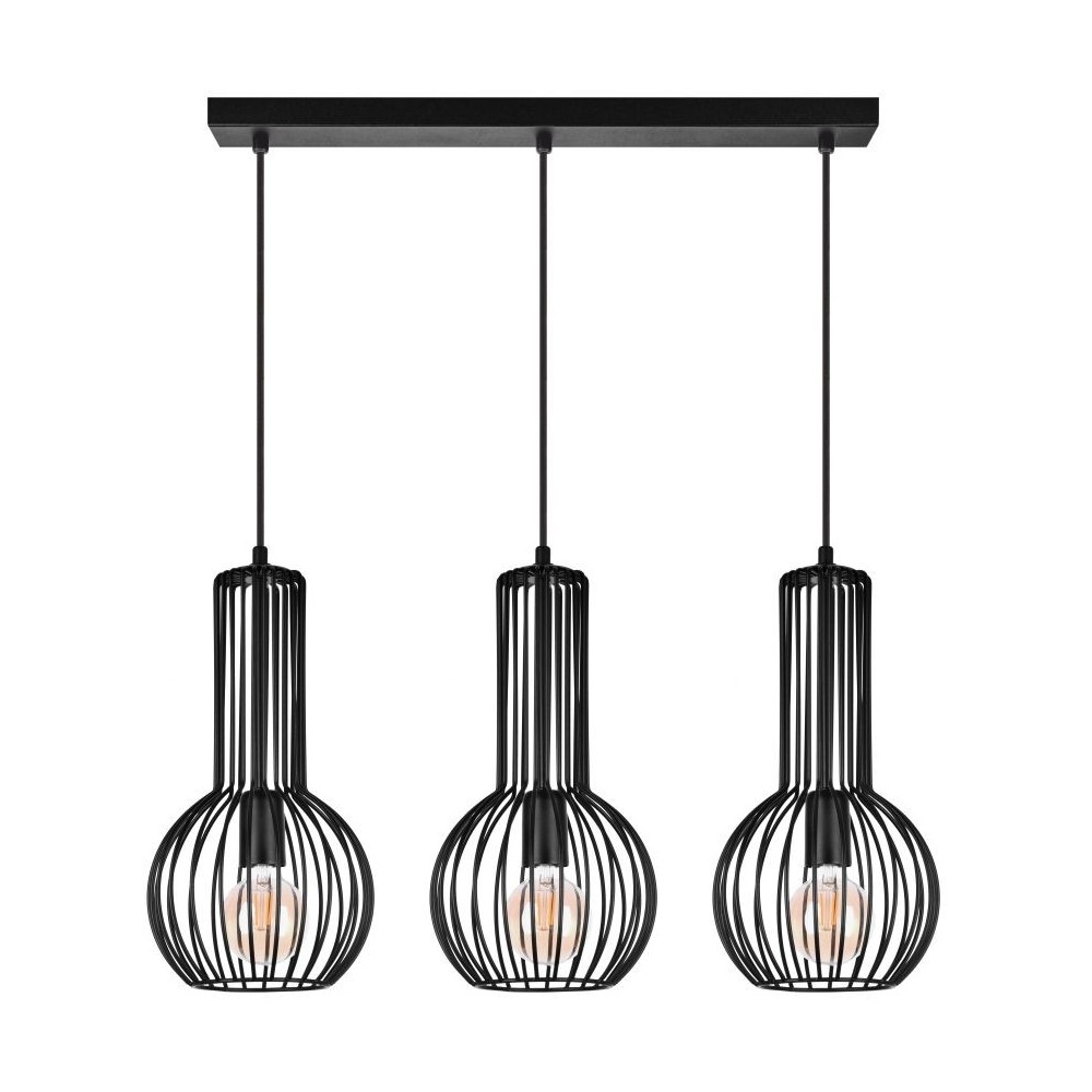 Bongo 3 Hanglamp - LOFT, DRAAD, 3XE27