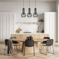 Bongo 3 závesná lampa - podkrovie, drôty, 3xE27