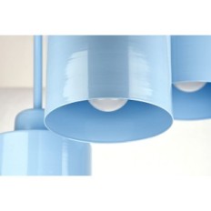Volcano 3 Ceiling Lamp - Children, Metal, Blue 3xe27