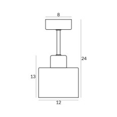 Volcano 3 Ceiling Lamp - Children, Metal, Blue 3xe27