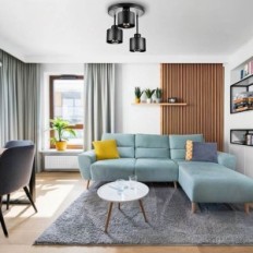 Volcano 3 Ceiling lamp - Industrial, Metal, black 1xe27