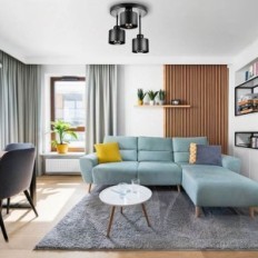 Volcano 3 Ceiling lamp - Industrial, Metal, black 1xe27