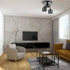 VULCANO 3 Stropna svetilka - industrijska, kovina, črna 1xe27