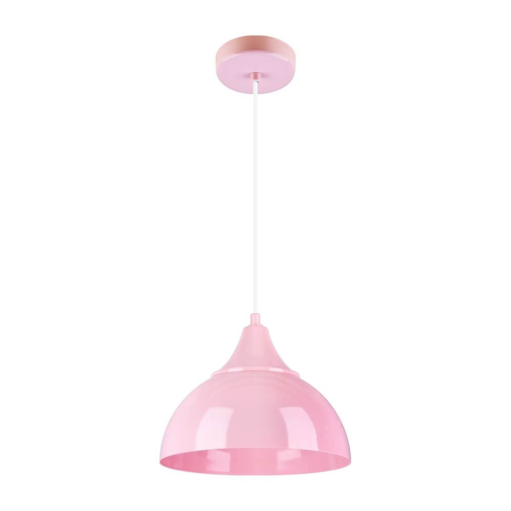 Kupidin 1 Hanging Lamp - Children, Pink, Metal 1xe27