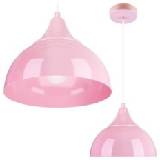 Kupidin 1 Hanging Lamp - Children, Pink, Metal 1xe27